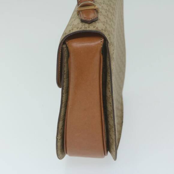 CELINE Macadam Canvas Hand Bag Beige - Picture 4 of 16